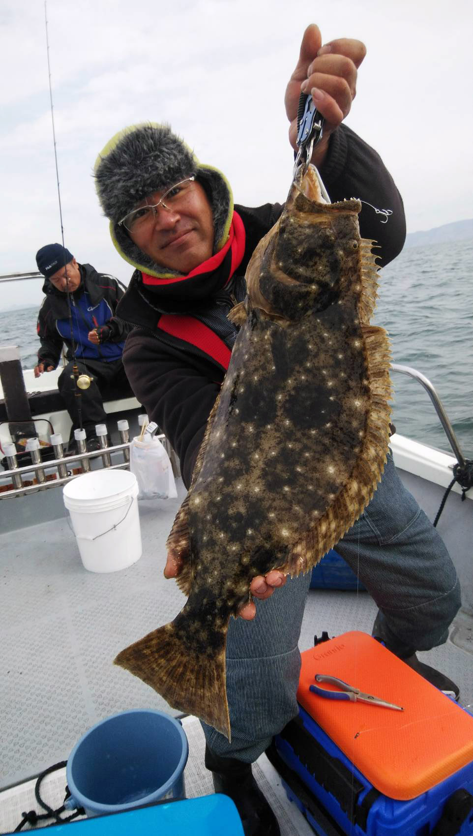 良いヒラメが釣れたよ